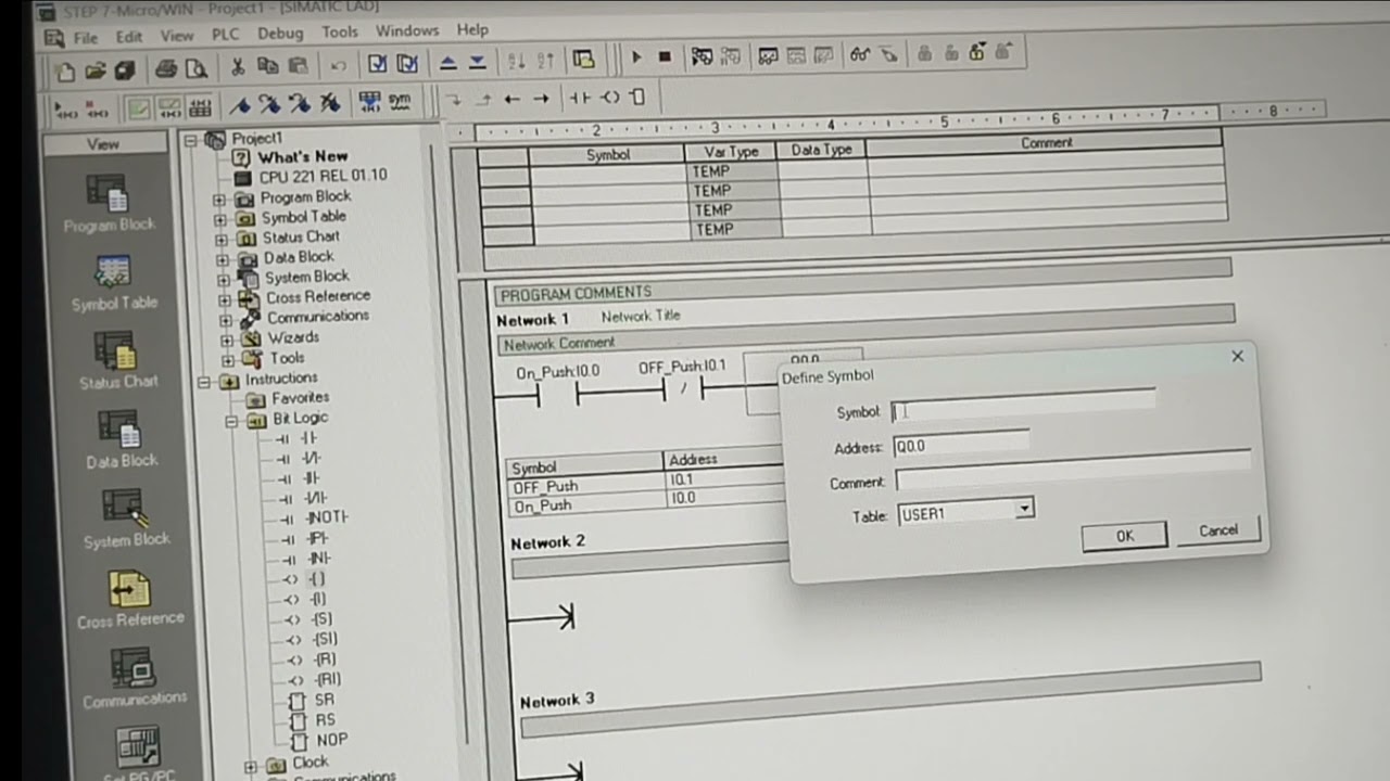 Siemens S7-200 PLC With Micro Win Step 7 Tutorial, Create New Program , Download and Simulation.