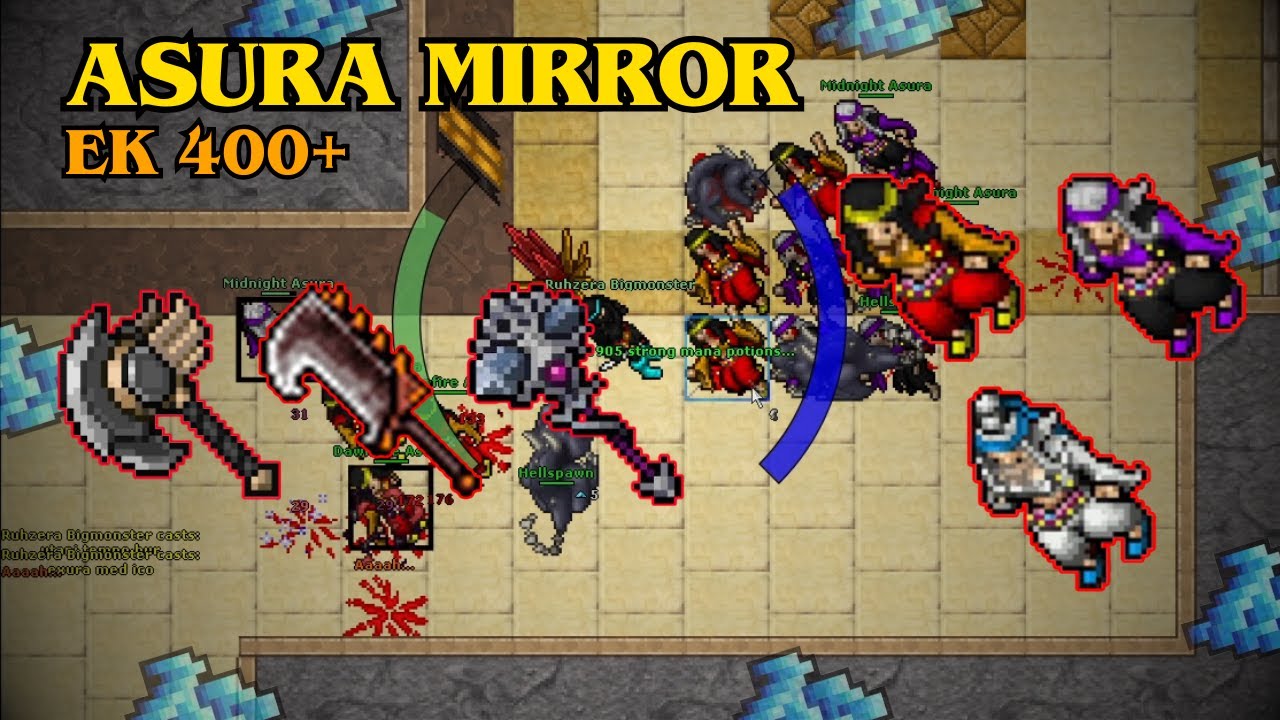 TIBIA - EK 431 | ASURA MIRROR | 5.7KK RAW + 1KK PROFIT