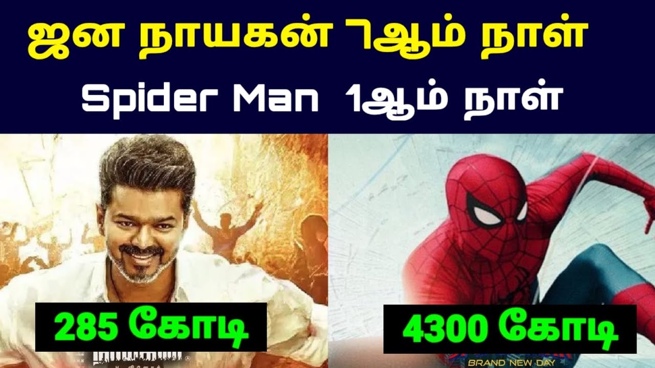 Jananayagan Movie 7th Day Box Office Collection |Spider-Man: Brand New Day 1st Day 
