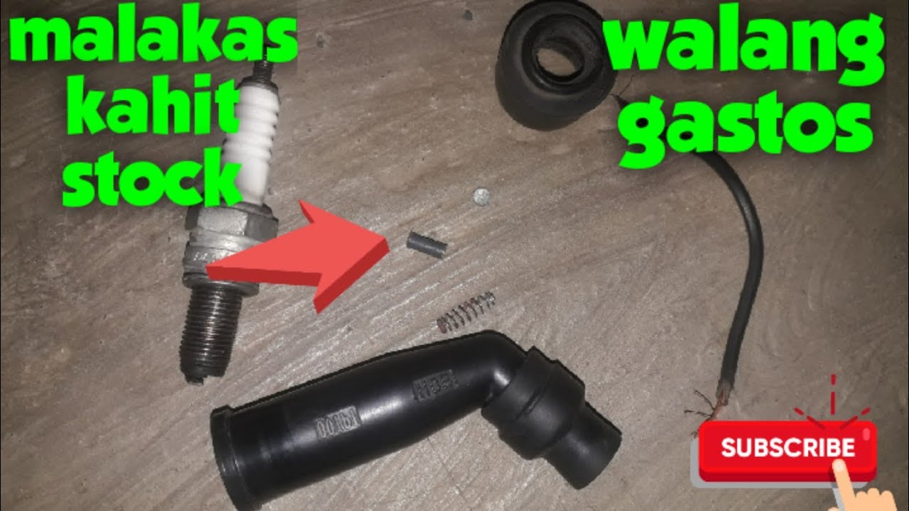 Sparkplug cap convert to racing... (pampalakas ng kuryente)