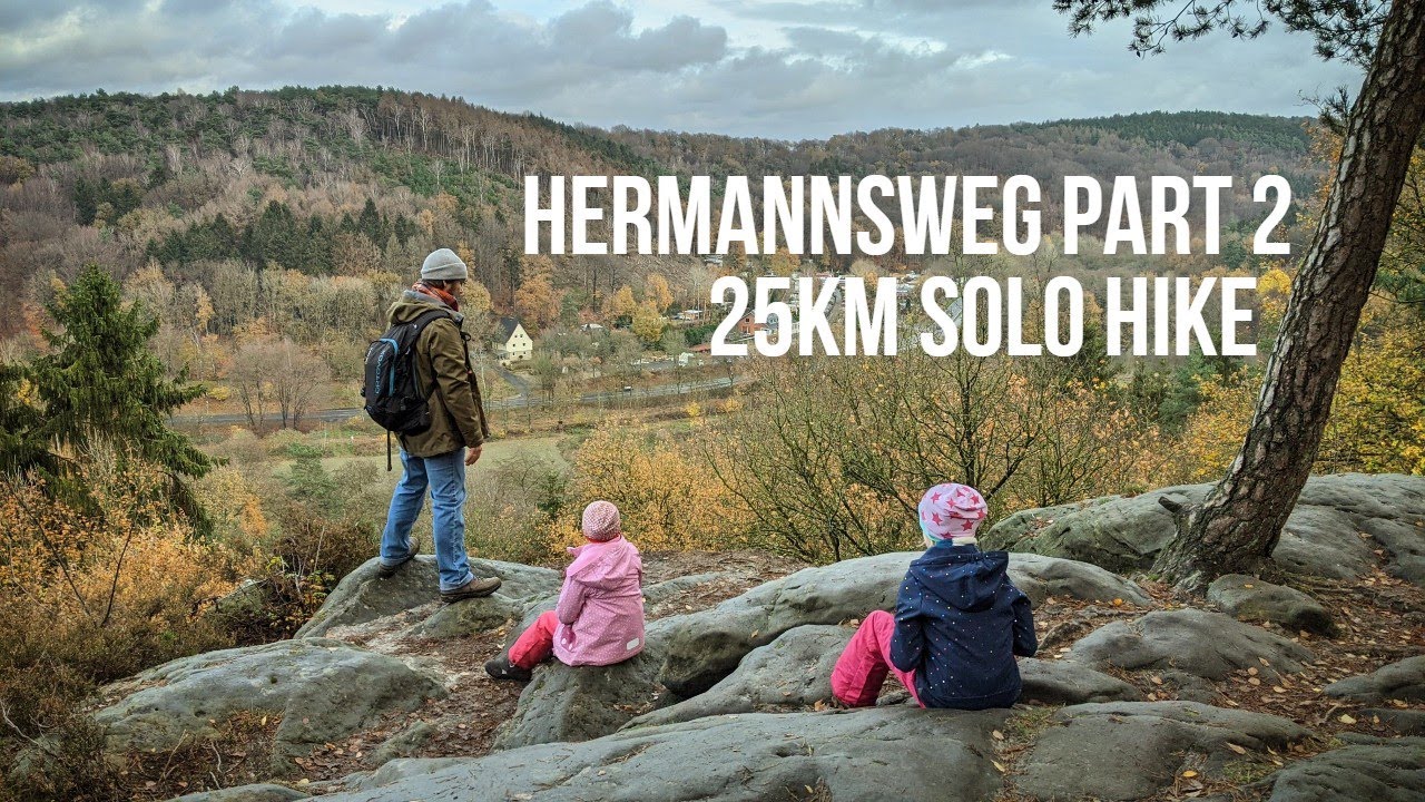 Hermannsweg Trail - Part 2 (Hörstel - Tecklenburg) - 25km solo silent hiking film