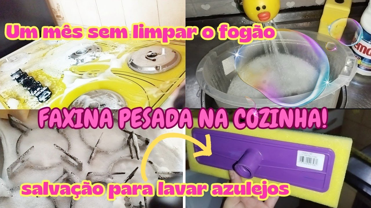 Faxina pesada na cozinha 💛 LAR DA SHEILA 💛