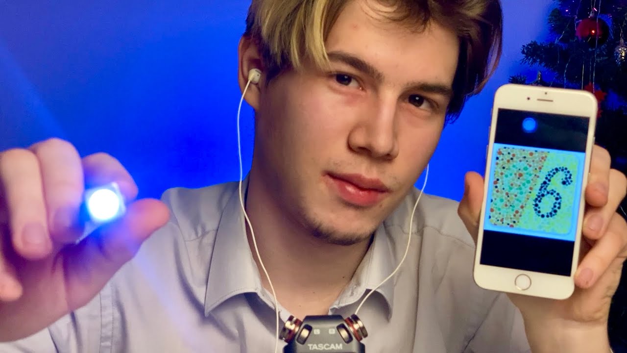 АСМР ОСМОТР ВАШИХ ГЛАЗ | АСМР ОКУЛИСТ РОЛЕВАЯ ИГРА