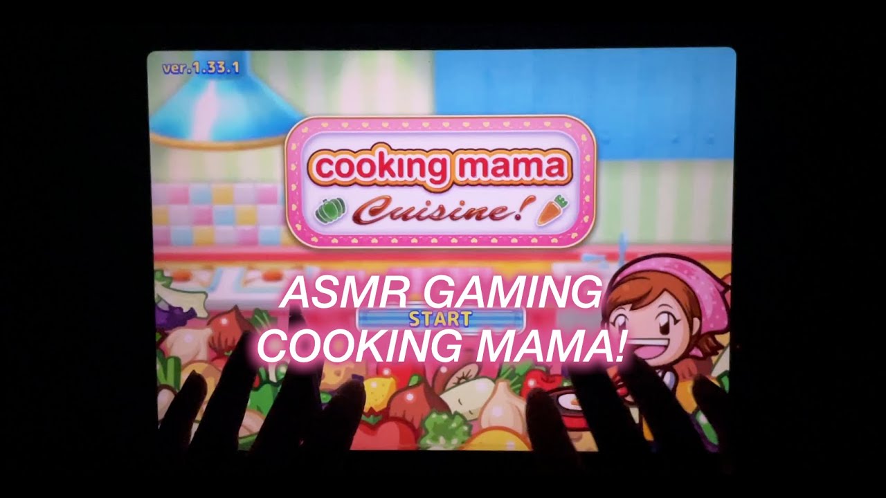 Cozy ASMR Gaming / Cooking MAMA Cuisine on iPad! Ep. 1 / Screen Scratching & Tapping, Whisper Ramble