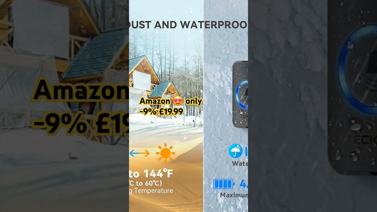 TECKNET Wireless Doorbell, Doorbell #bluetoothdongle #hometech