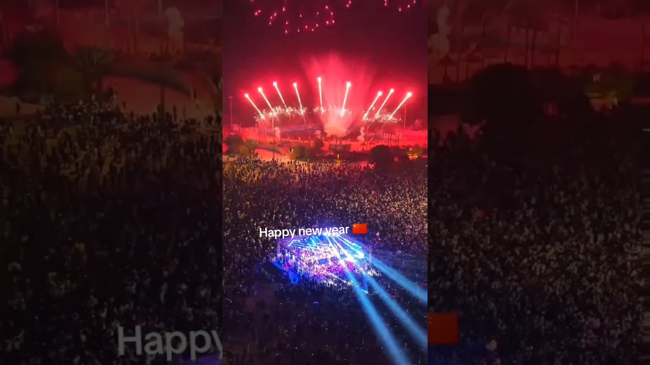 Biggest new year fireworks 🎆🎇🎆 in China 