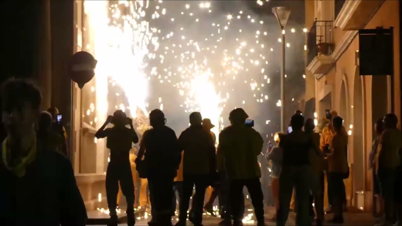 Fires i Festes 2025 Sant Sadurní d'Anoia-Castell de focs+Escampada de fil loxeretes