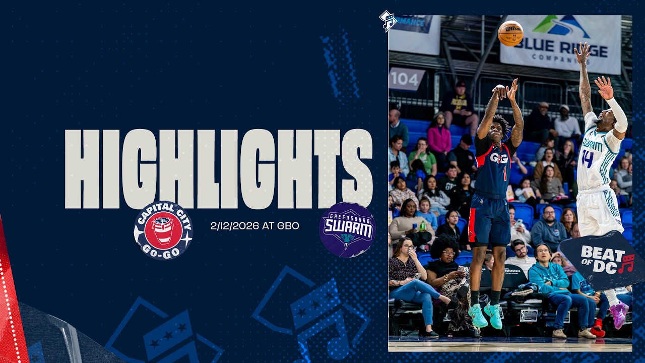 Highlights: Capital City Go-Go at Greensboro Swarm | 2.12.26