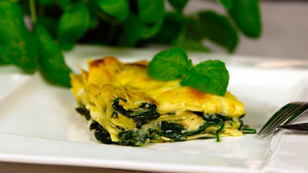 Lasagne ze szpinakiem - Video-Kuchnia