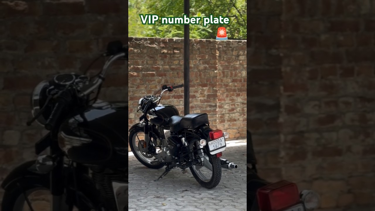 All over India most expensive 💸 number plate bullet standard 🛑#bullet #vip #numbers #trending
