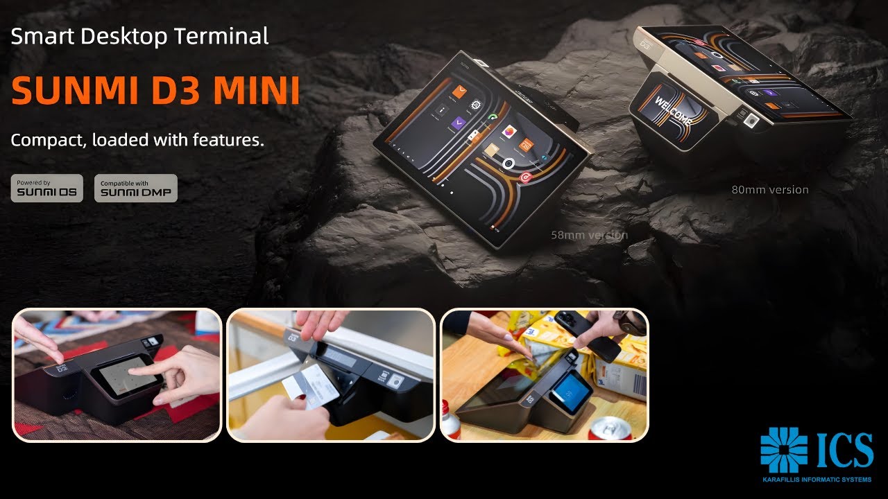 Sunmi D3 Mini Smart Touch POS 58mm