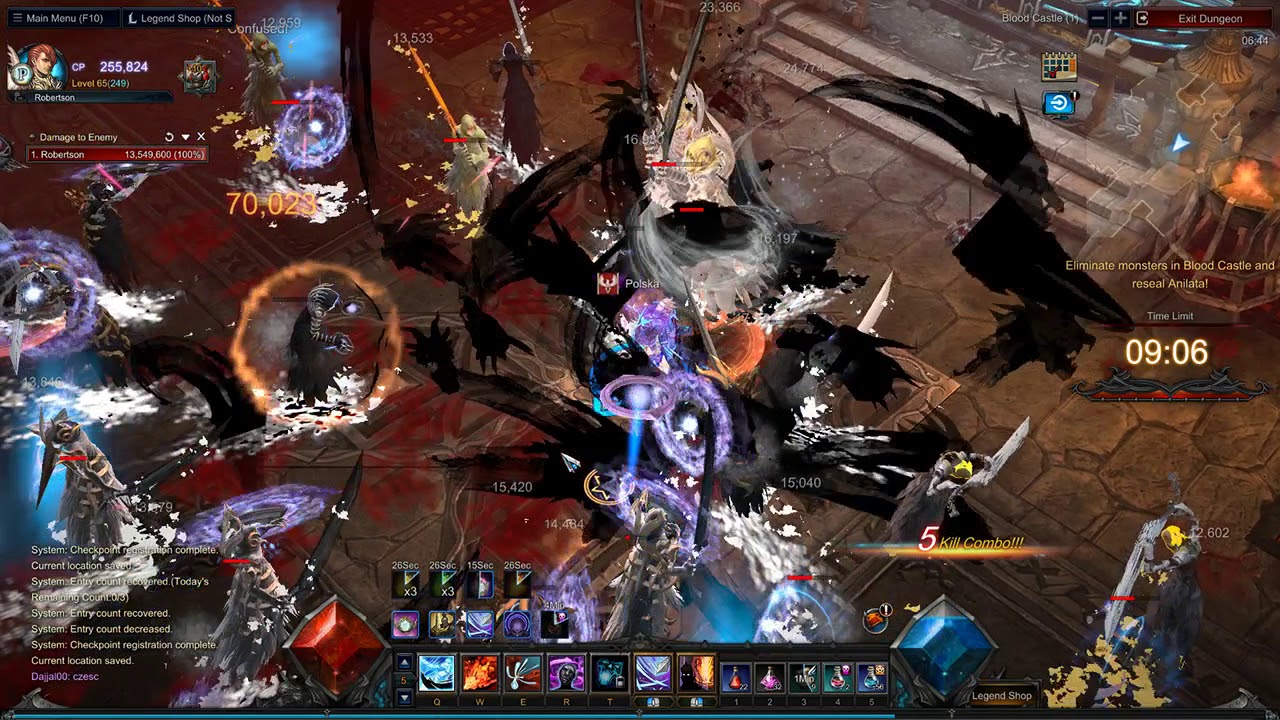 Mu Legend War Mage Blood Castle Guide 2minutes achievement