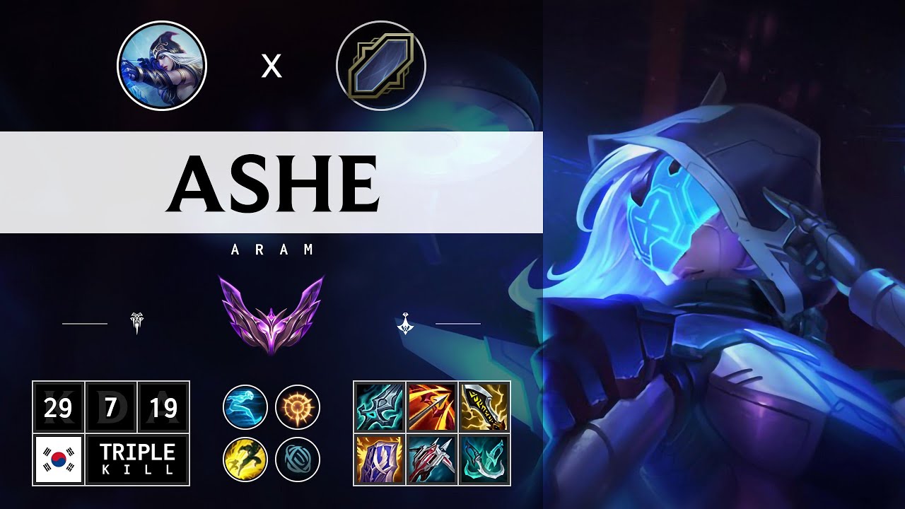 Ashe ARAM: Triple Kill, Legendary - KR Master Patch 14.15