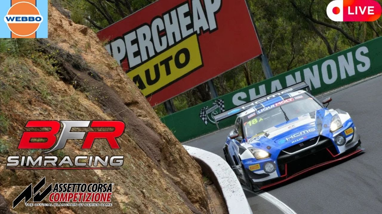 Black Flag Racing Premier S3R3 Bathurst, Australia ACC Simracing GT3/4 Assetto Corsa Competizione