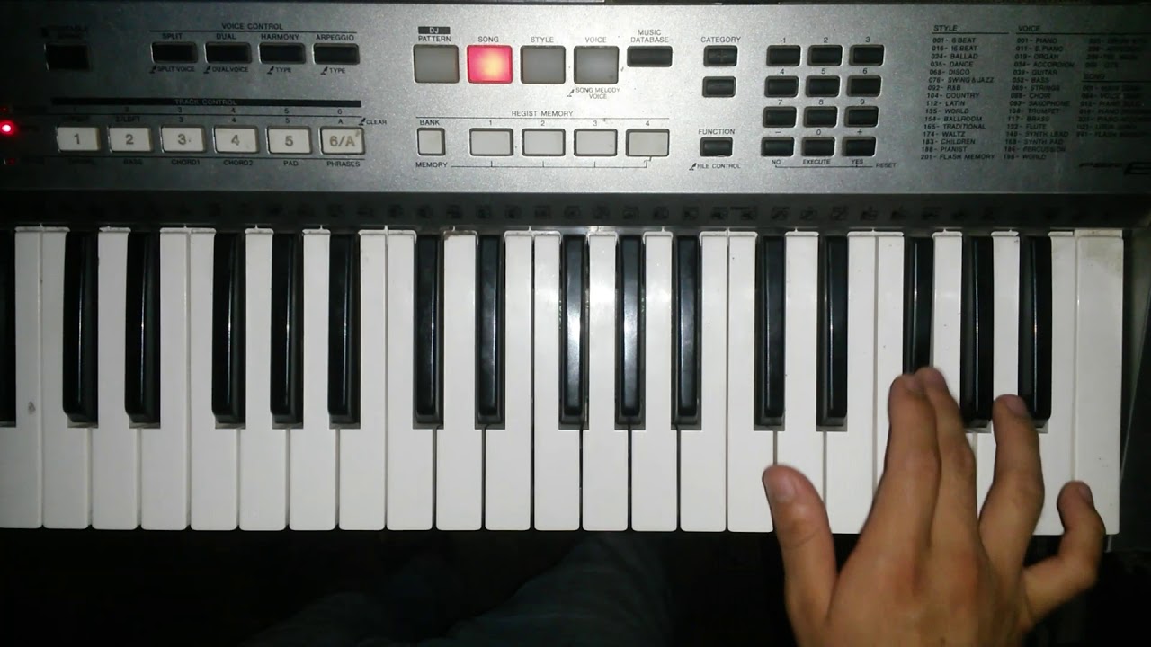 Todo el mundo busca Wilson Camey melodía en teclado nota mi mayor #DSR_Pianista