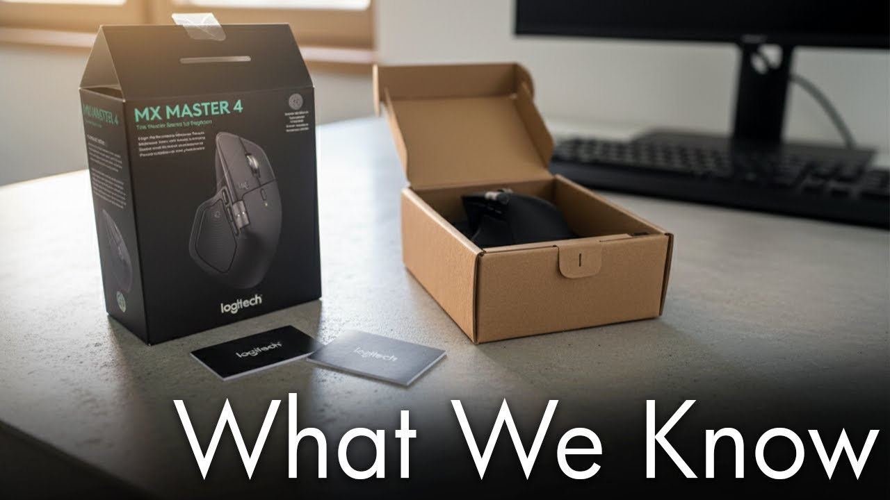 Утечки информации о Logitech MX Master 4: раскрыты новые подробности.