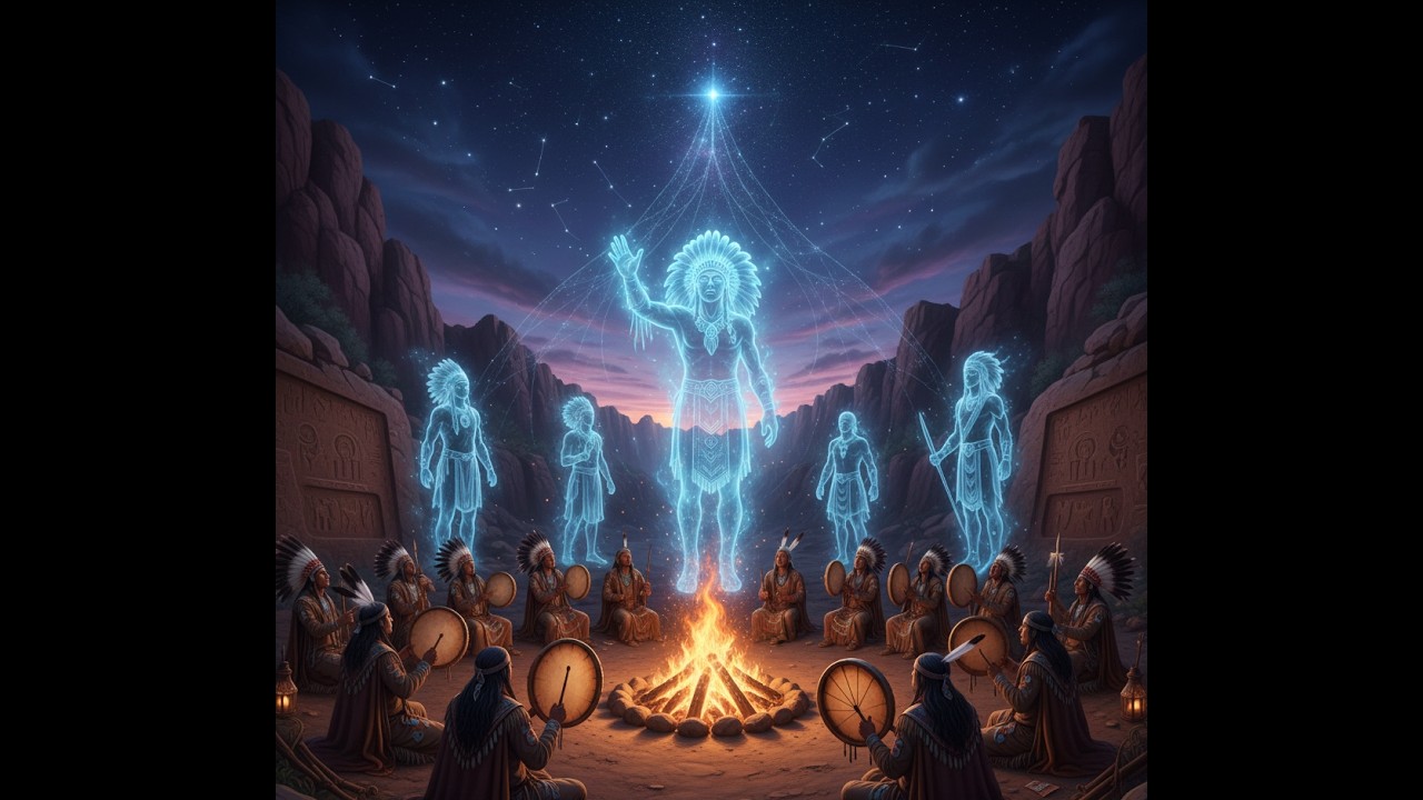 Ancient Spirit Calls - Native American Flute and Drum Music