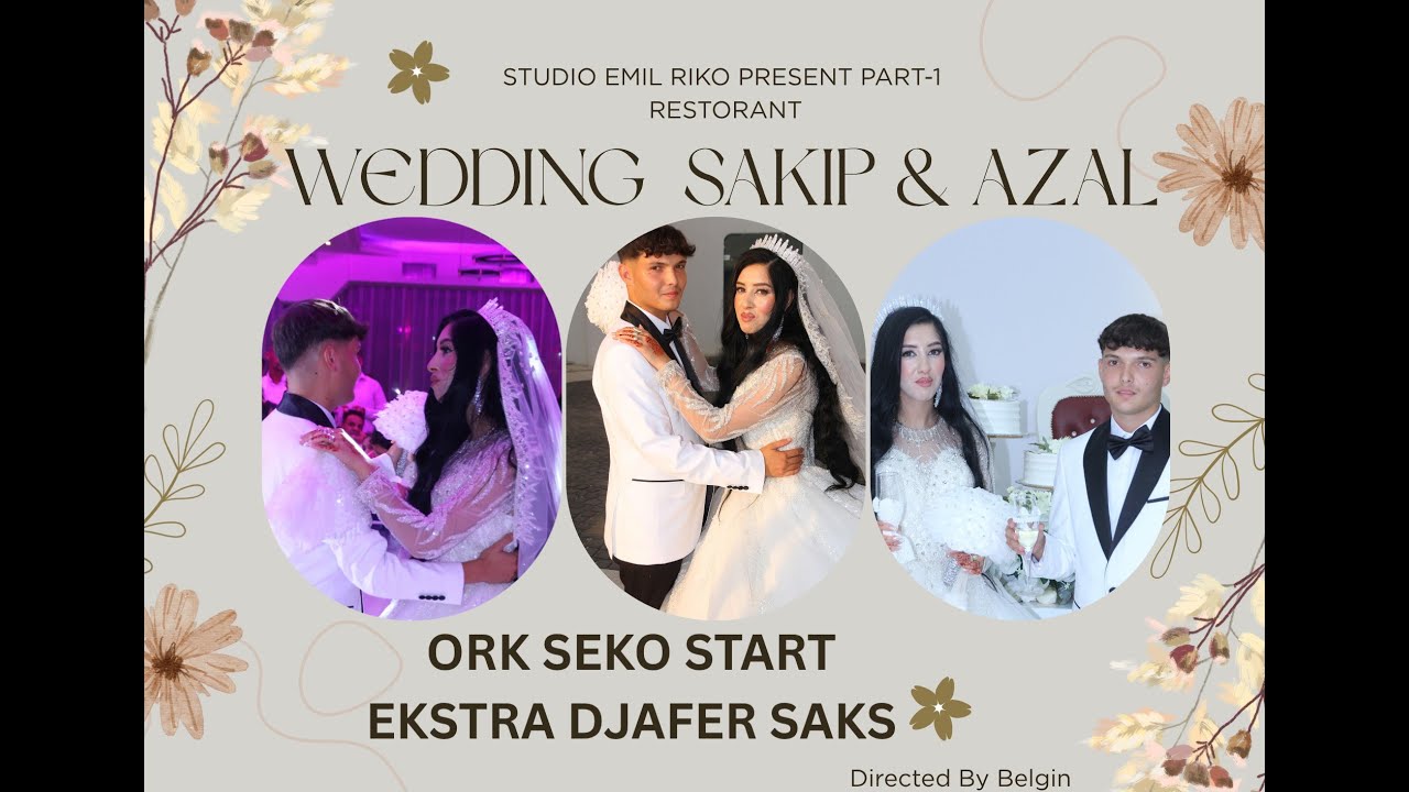 Svadba Veles Sakip & Azal Ork Seko Start Ekstra Djafer Saks Restorant Part-1 II Studio Emil Riko II