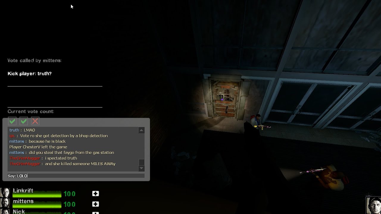 Getting Hackusations In Left 4 Dead 2 In 2025
