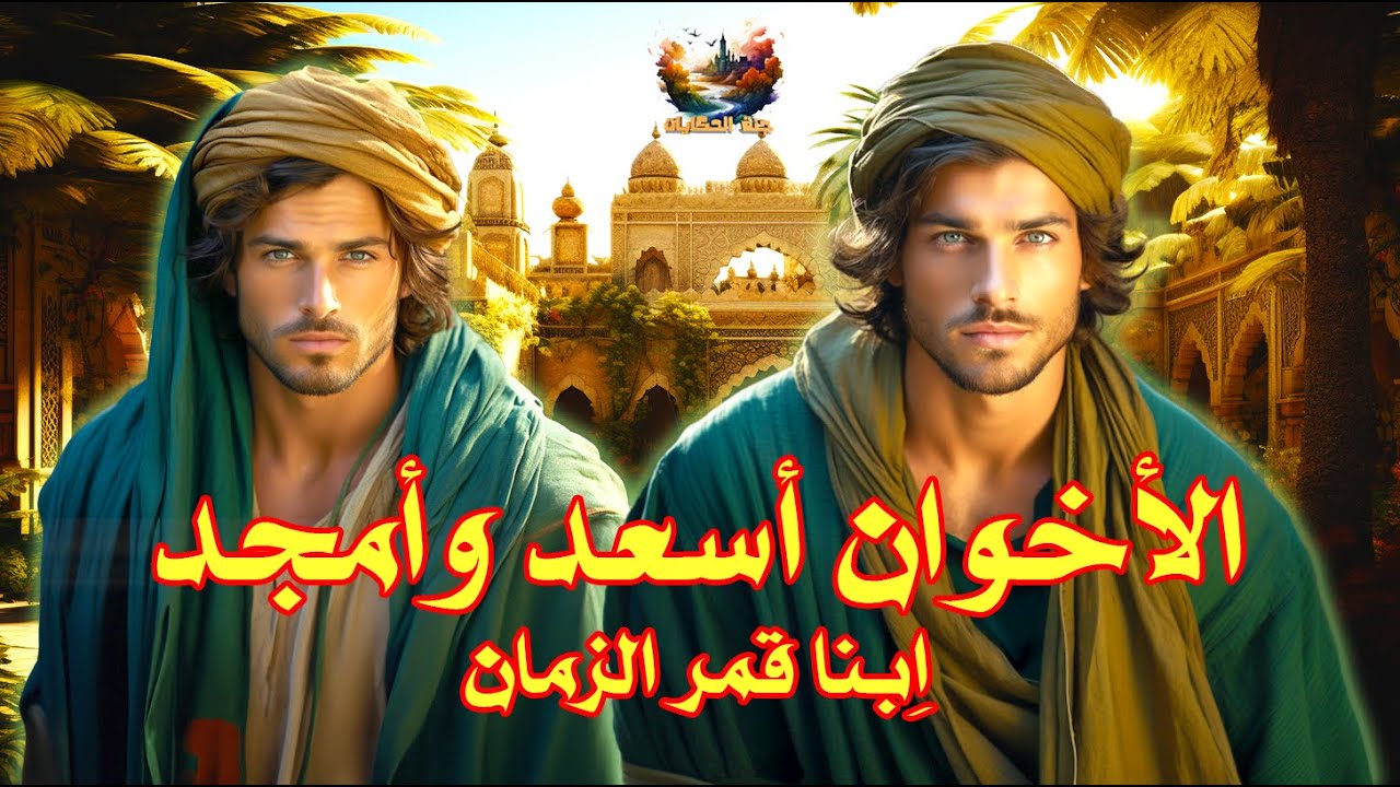 الأخوان أسعد وأمجد | مغامرة قمر الزمان وزوجته وأبنائه | من أعجب الحكايات