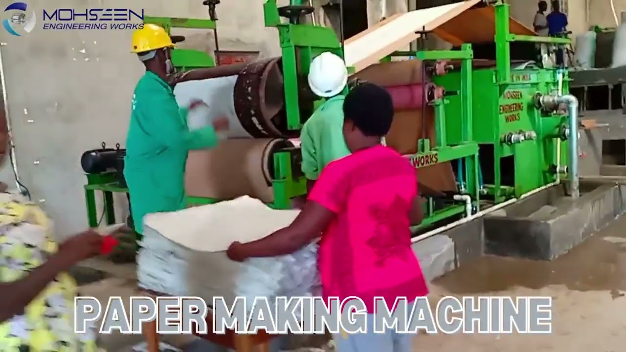 PAPER & PAPER BOARD PLANT IN AFRICA || MOHSEEN ENGINEERING WORKS ||