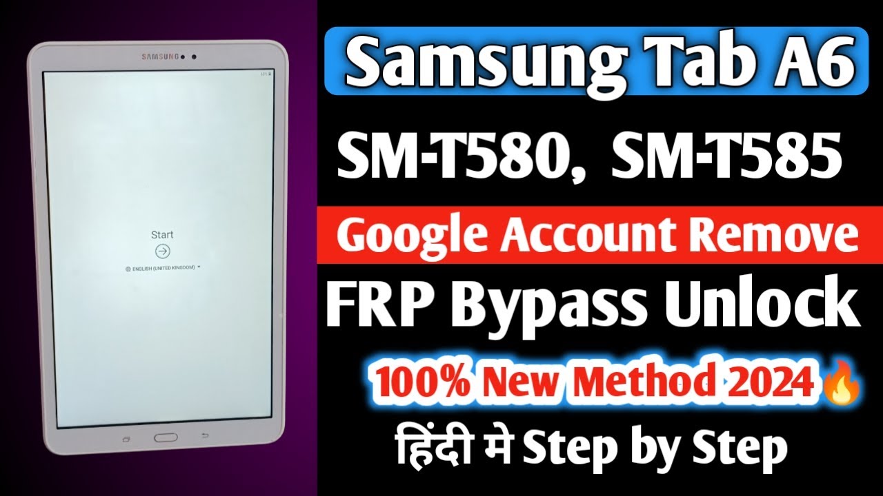 Samsung Tab A6 Frp Bypass | Samsung Tab SM-T580 Frp Bypass | Samsung Tab A (SM-T580) Frp Bypaas |