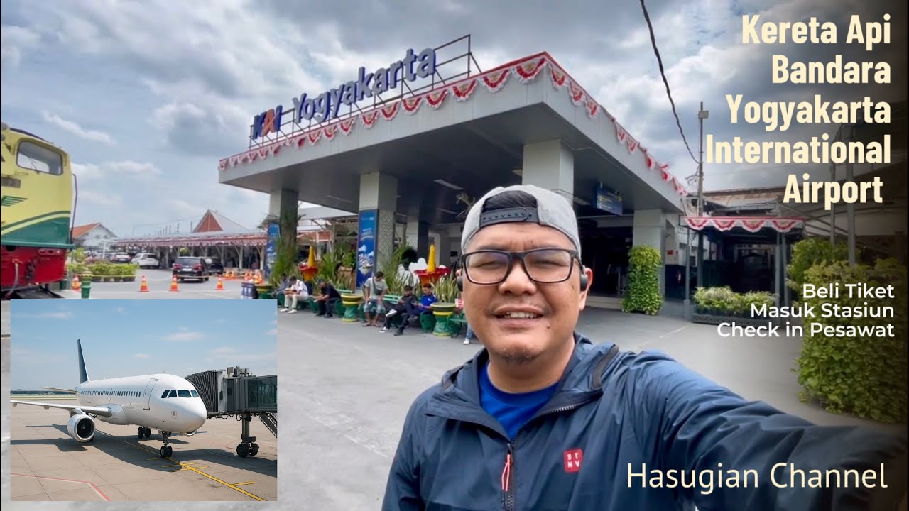 CARA CEPAT & NYAMAN KE BANDARA JOGJA! KERETA BANDARA DARI STASIUN YOGYAKARTA KE YIA 🚆✈️
