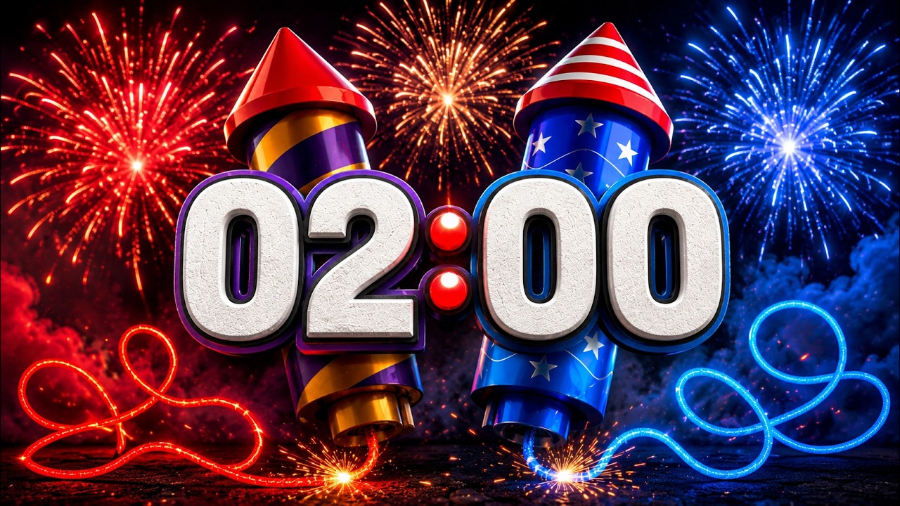 2 Minute Timer FIREWORKS 🎆