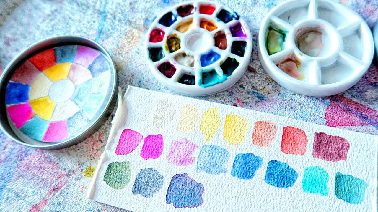Setting up the 19 Wells Etchrlab Porcelain Travel Palette- Part 2/2