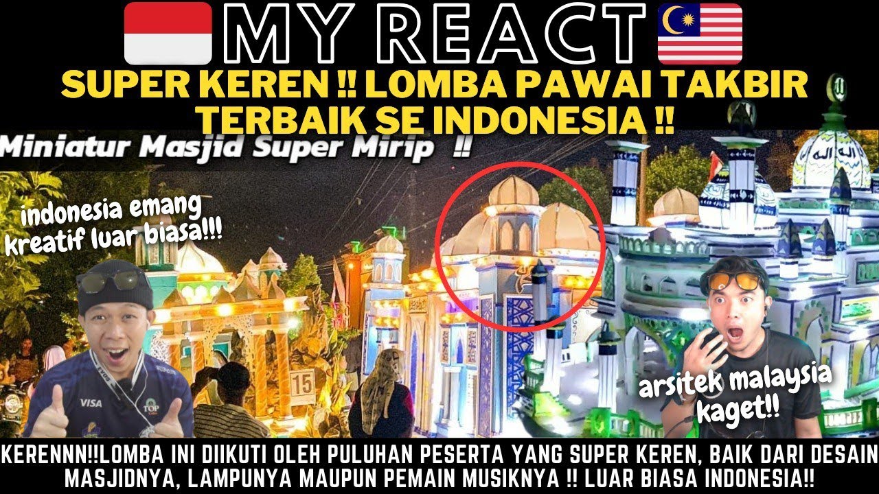 MASYAALLAH! KEREN! LOMBA PAWAI TAKBIR TERBAIK DI INDONESIA