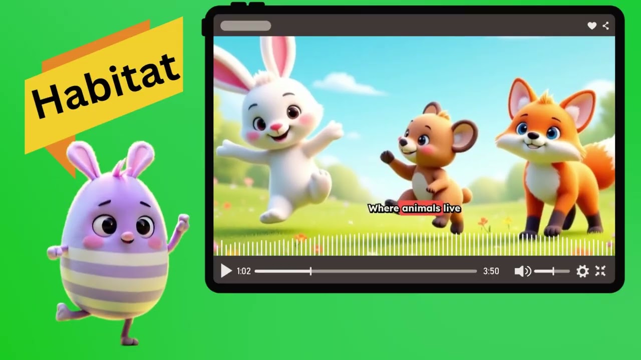 The Habitat Song for Kids | I Can I Can | Learn About Animal Habitats at the Zoo