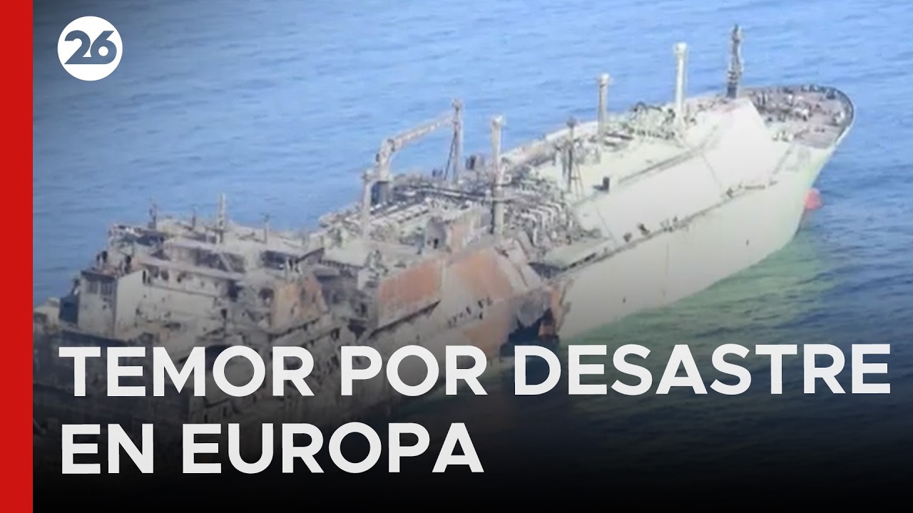 🚨 BUQUE RUSO A LA DERIVA | El gasero Arctic Metagaz cumple 15 días tras sufrir explosiones