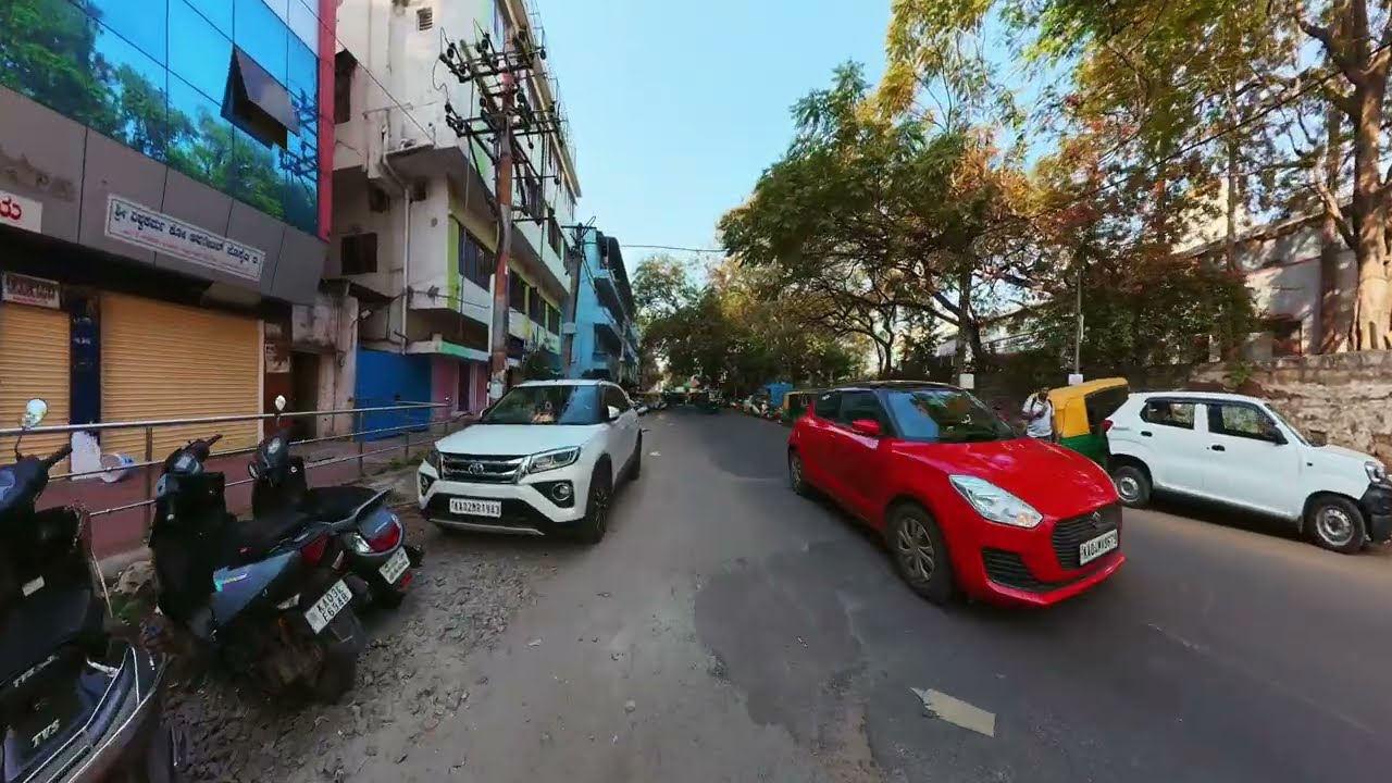 Bangalore Walking POV - Electronic City to ISKCON Temple - DJI Osmo 360