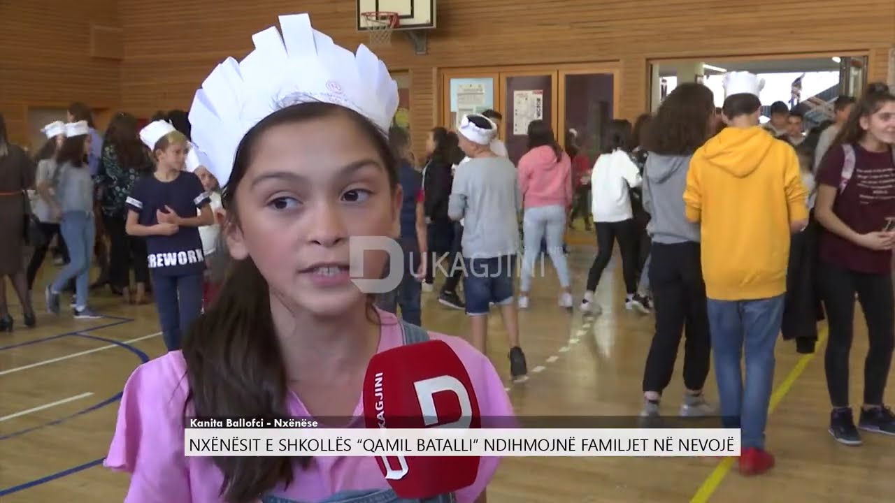 Nxënësit e shkollës 'Qamil Batalli' ndihmojnë familjet në nevojë