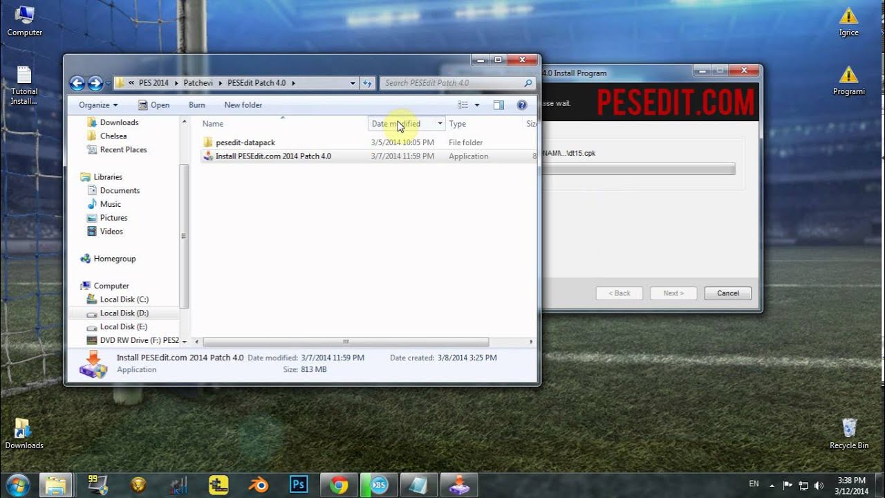 How to install PESEdit Patch 2014 - Tutorial