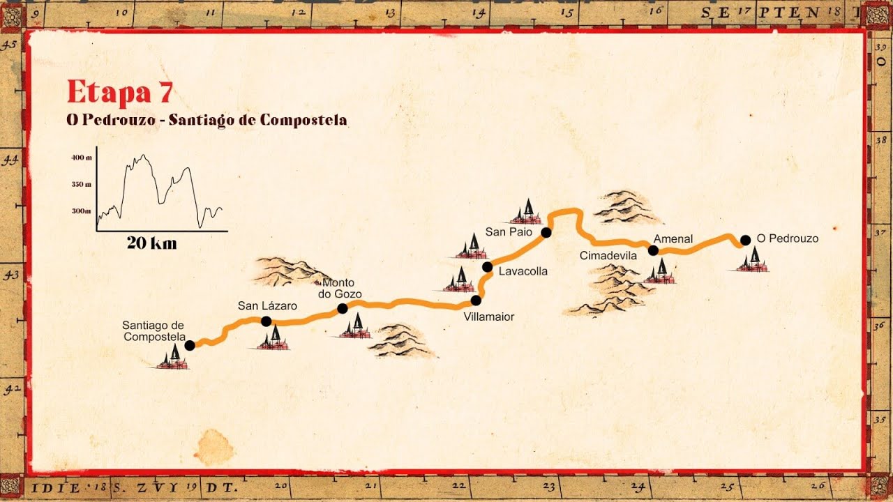 Capítulo 7. O Pedrouzo - Santiago de Compostela 🍂 O Camiño Primitivo