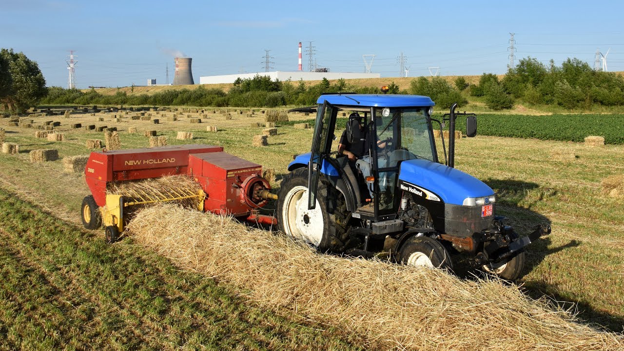 New Holland TD80D & NH386 - hooi persen