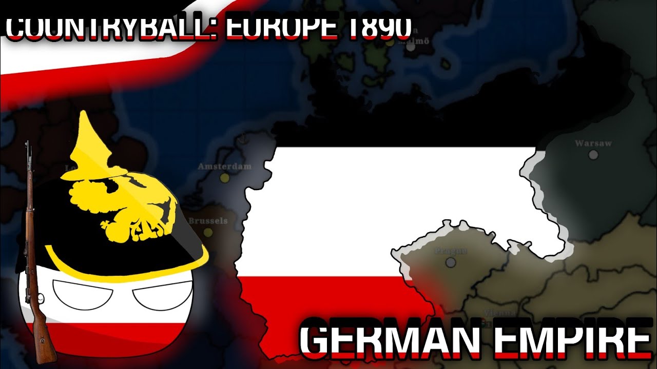 German Empire the Rise of Kaiserreich [Countryball: Europe 1890]