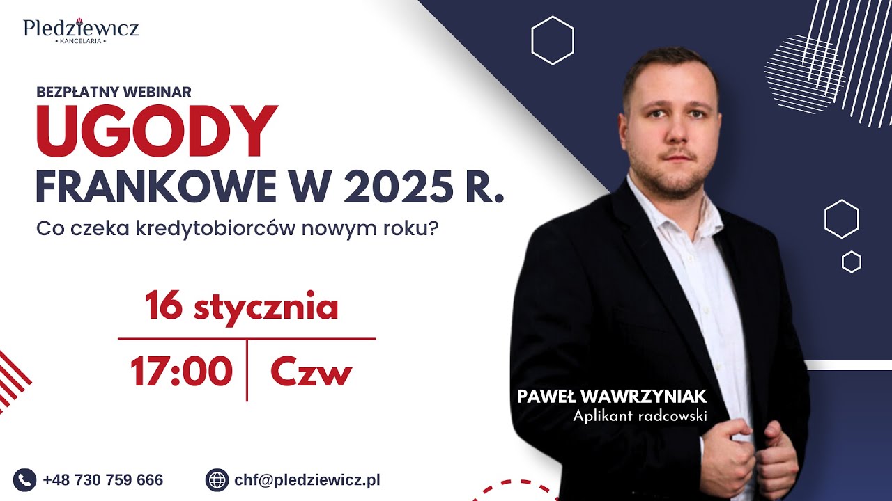 Ugody frankowe w 2025 r. | Co czeka frankowiczów w nowym roku?