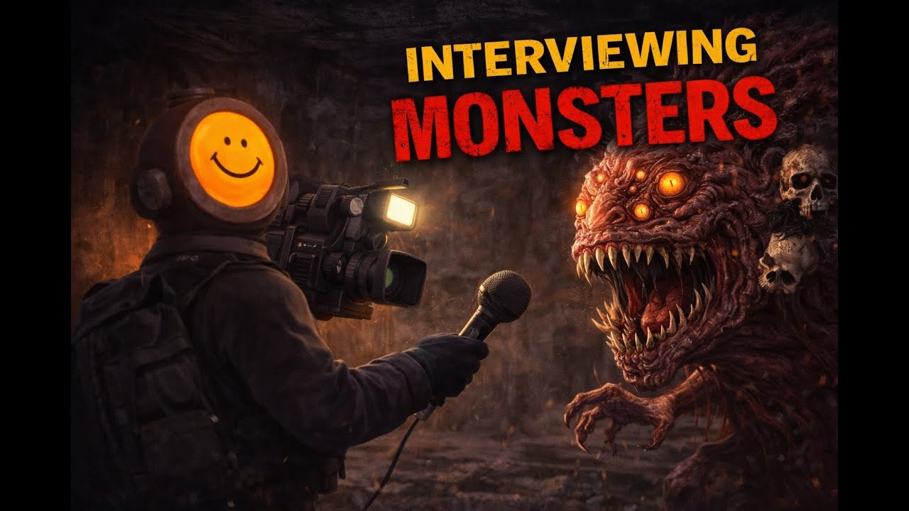 Interviewing monsters in Content Warning