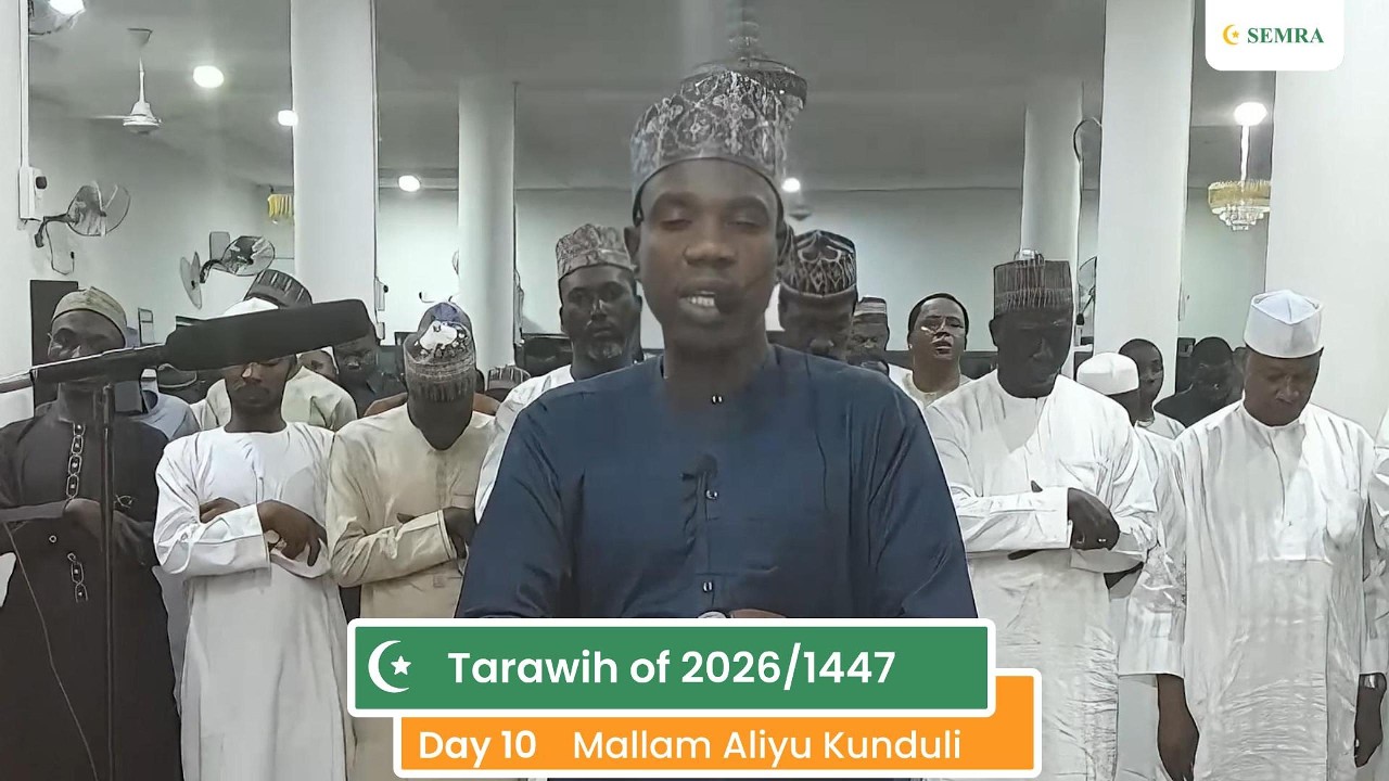 Day 10 Ramadan 1447 Taraweeh at Suncity Estate Mosque 2026/1447