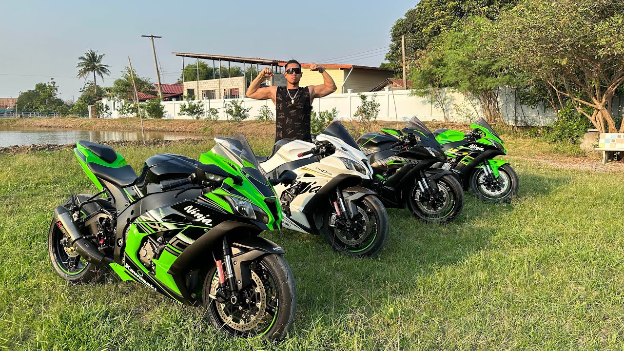 Kawasaki ZX10R สวยเทพหล่อเก๋า 4คันมาให้เลือก