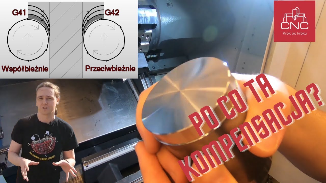 Kompensacja G41/G42 na frezarkach i tokarkach CNC - jak i po co?