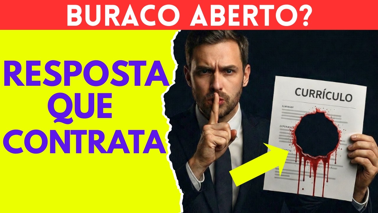 PARE de se desculpar pelo “buraco” no currículo! (Diga ISSO em vez disso) 🚫