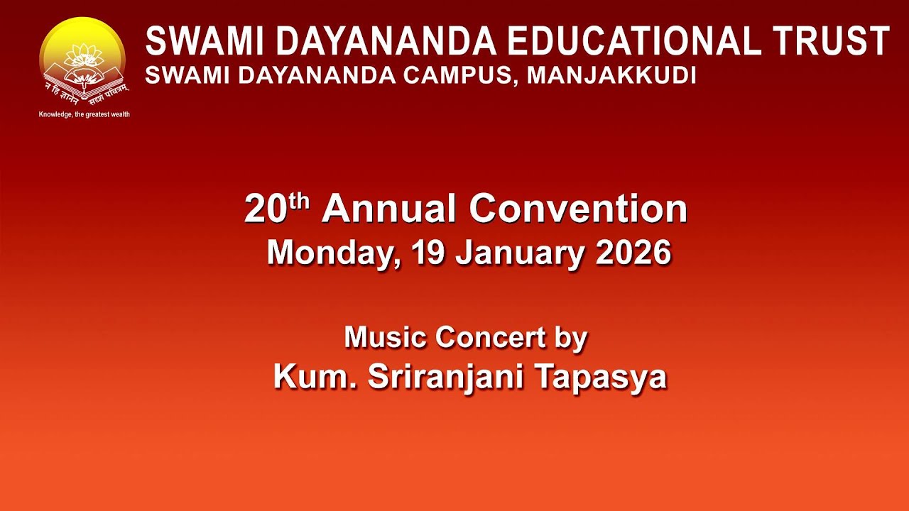 20th Annual Convention Programme