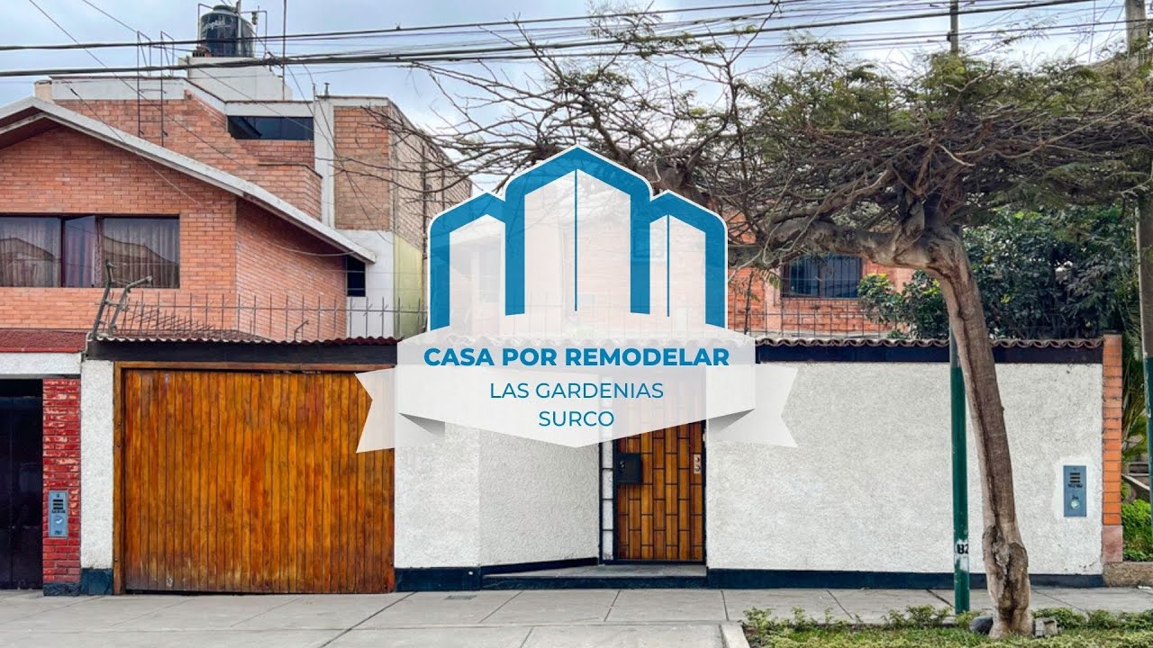 🏠Casa en venta en Surco | 250m² • 2 pisos • Parámetros para 5 pisos | Cerca a 🌲Parque de la Amistad