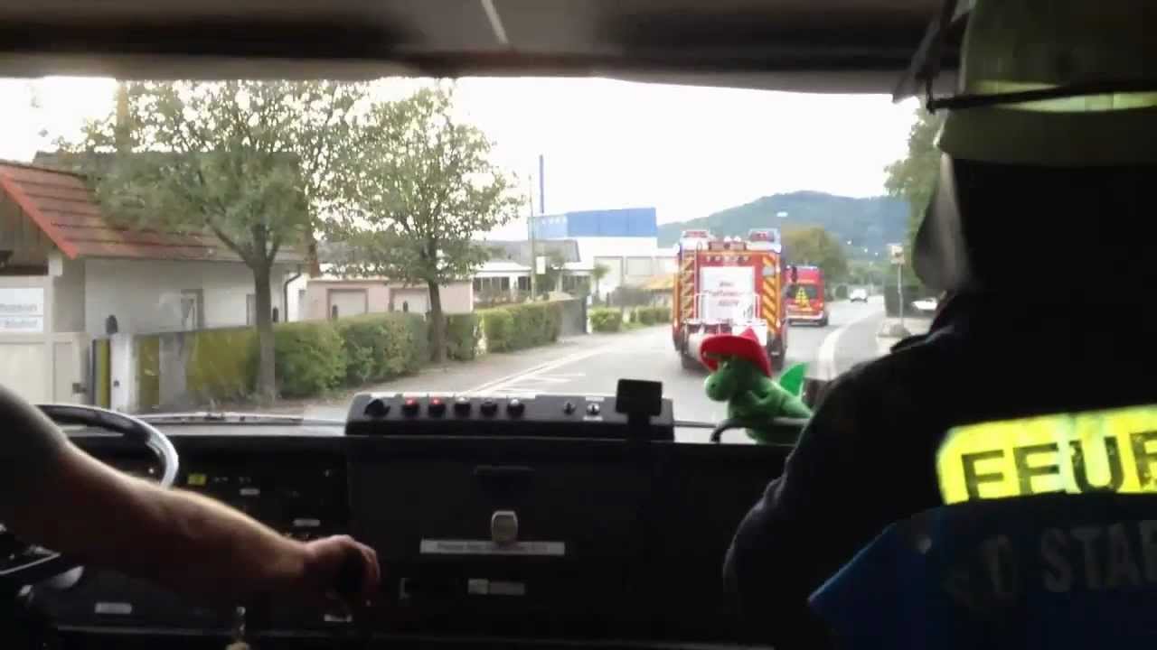 Mit dem TLF auf Einsatzfahrt -Bad Staffelstein-