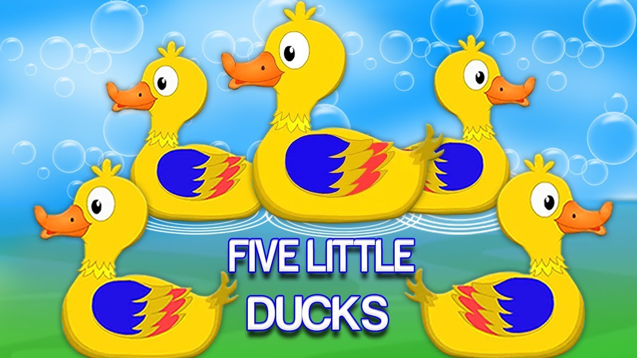 Cinco pequeños patos | Rimas españolas | 3d Rimas infantiles | Five Little Ducks | Kids Tv Español