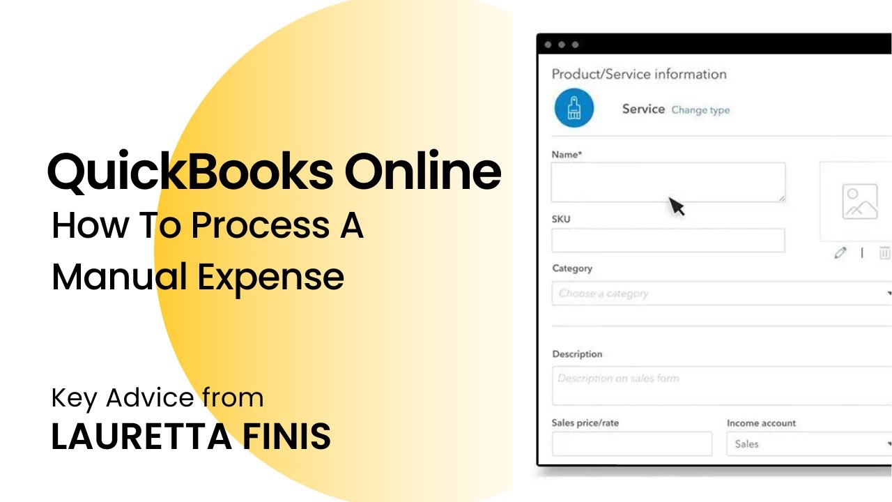 QuickBooks Online: How To Process A Manual Expense