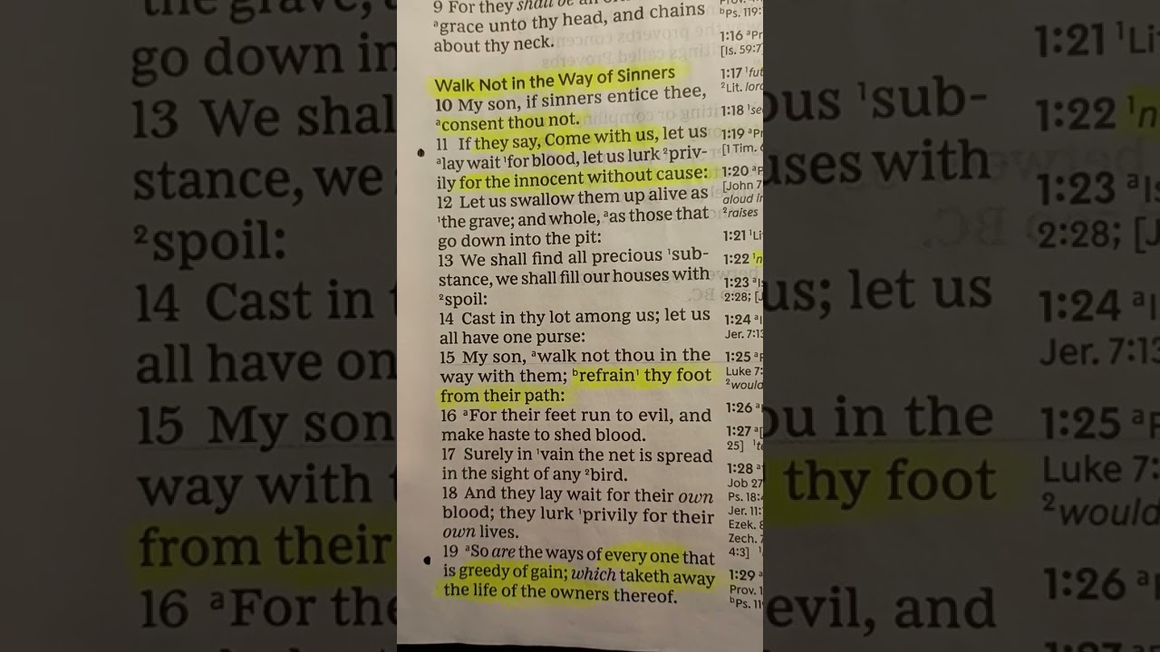 Proverbs 1 | Holy Bible | KJV
